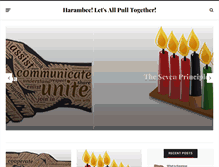 Tablet Screenshot of harambee.com